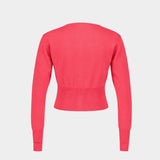 Bea Cropped Cardigan - Vivienne Westwood - Cotton - Pink