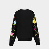 Wildflower Sweatshirt - Kenzo - Silk - Black