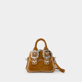 Top Handle Mini Purse - Marni - Leather - Brown