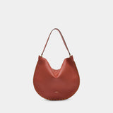 Oskan Hobo Soft Shoulder Bag - Isabel Marant - Leather - Brick