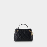 Fleming Small Carryall Purse - Tory Burch - Leather - Black