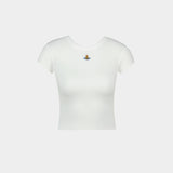 Baby Peru' T-Shirt - Vivienne Westwood - Viscose - White