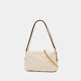 Fleming Soft Large Shoulder Bag - Tory Burch - Leather - Ivory