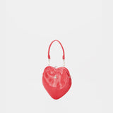 Belle Heart Frame Shoulder Bag - Vivienne Westwood - Leather - Red