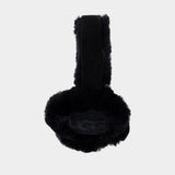 W Earmuff - UGG - Leather - Black