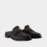 Carter Slides - Alexander Wang - Leather - Black