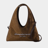 Pike Mini Hobo Bag - Alexander Wang - Synthetic - Brown