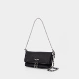 Rock Nano Wallet On Chain - Zadig & Voltaire - Leather - Black