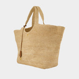 Lili Shoulder Bag - ANINE BING - Raffia - Beige
