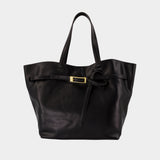 Elly Small Shopper Bag - ANINE BING - Leather - Black