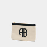 Lili Clutch - ANINE BING - Cotton - Beige