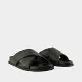 Emi Sandals - ANINE BING - Leather - Green