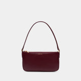 Mini Elly Shoulder Bag - ANINE BING - Leather - Burgundy
