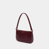 Mini Elly Shoulder Bag - ANINE BING - Leather - Burgundy