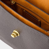 Cassie 19 黑色皮制斜挎单肩包