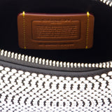 Penn黑色牛皮hobo包挎包