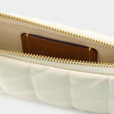 Pouch 米色小牛皮单肩包斜挎包