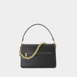 Tabby 30 黑色皮制单肩包