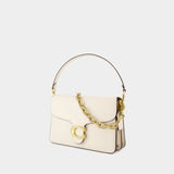 Tabby 米色皮制单肩包