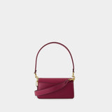 Tabby 20 Refresh 波尔多红色小牛皮Hobo包