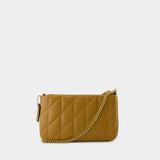 Pouch 棕色小牛皮单肩包斜挎包