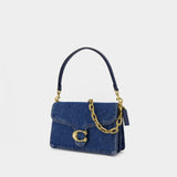 Tabby Shoulder Bag - Coach - Cotton - Blue