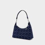 Signature Juliet Shoulder Bag - Coach - Cotton - Blue