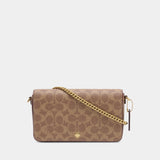 Signature Mila Crossbody - Coach - Canvas - Brown