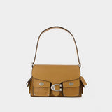 Cargo Turnlock Soft Tabby Shoulder Bag - Coach - Leather - Brown