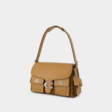 Cargo Turnlock Soft Tabby Shoulder Bag - Coach - Leather - Brown