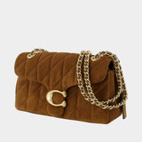 Tabby 26 With Chain Shoulder Bag - Coach - Suede - Brown
