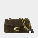 Quilted Tabby 20 With Chain Shoulder Bag - Coach - Leather - Green