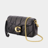 Quilted Tabby Chain 19 Crossbody - Coach - Leather - Black