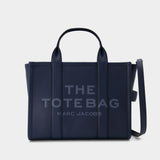 The Small Tote in Blue Sea Leather