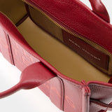 The Small Tote 红色皮制小号托特购物包