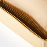 The Mini Bag 米色皮制迷你斜挎包