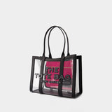 Marc Jacobs黑色 Pvc中号托特包