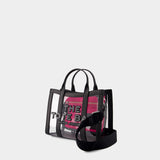 Marc Jacobs黑色 Pvc小号托特包