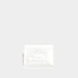 The Mini Compact Wallet - Marc Jacobs - Leather - Silver