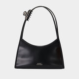 The Claw Clip Shoulder Bag - Marc Jacobs - Leather - Black