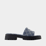 The Lug Sole Sandals - Marc Jacobs - Cotton - Blue