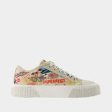The Low Top Sneakers - Marc Jacobs - Cotton - Beige