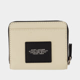 The Mini Compact Wallet - Marc Jacobs - Leather - Ivory