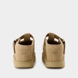 W Goldenstar Hi Clog Mules - UGG - Leather - Beige