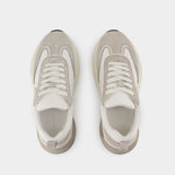 Tory Burch Good Luck Trainer 白色皮质运动鞋