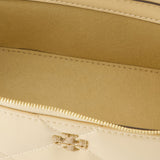 New Diamond Vanity米色小牛皮斜挎包