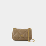 Kira Diamond Mini Bag - Tory Burch - Leather - Beige