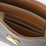 Petite Lee Radziwill黑色小牛皮手拿包斜挎包