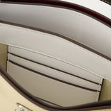 Petite Lee Radziwill棕色小牛皮手拿包斜挎包