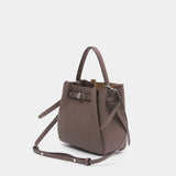 Romy Handbag - Tory Burch - Leather - Taupe